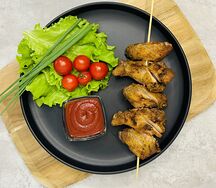 Шашлык из куриных крылышек