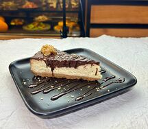 Чизкейк с вареной сгущенкой