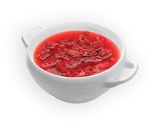 Борщ на говяжьем бульоне