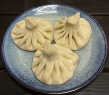 Хинкали с сыром Сулугуни и зеленью