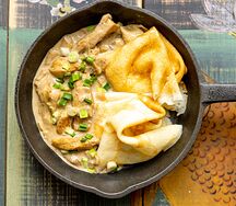 Блинчики с цыпленком