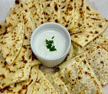 С творогом и зеленью