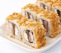 Бекон с грибами