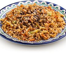 Вок с курицей под соусом терияки