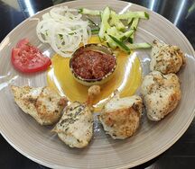 Шашлык из куриного филе