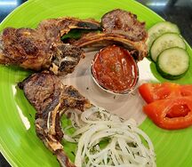 Шашлык из бараньей корейки