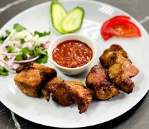 Шашлык из cвинoй шейки