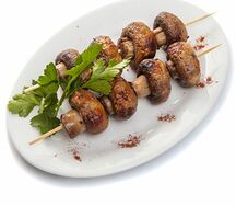 Шашлык из шампиньонов