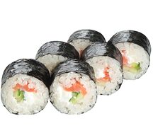Хосомаки с копченым лососем