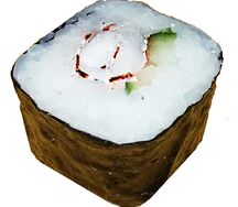 Ролл с курицей и огурцом