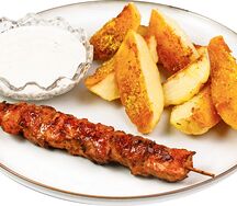 Шашлычки куриные с картофелем