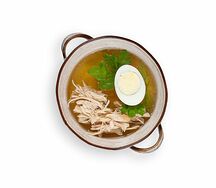 Бульон с курицей