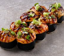 Запеченный ролл Грибной