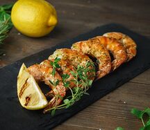 Креветки на гриле