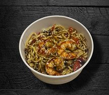 Лапша Wok с креветкой