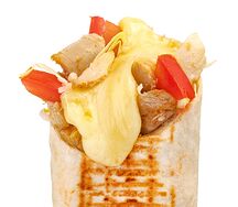 Шаурма Сырная с мясом стандартная 
