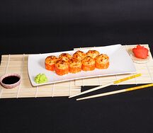 Запеченный с лососем