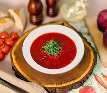 Борщ с курицей