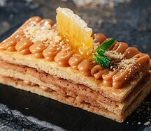 Медовик с карамельно-сливочным кремом