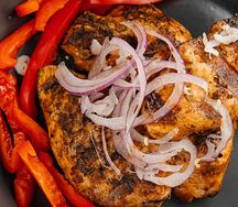 Мясо из курицы на гриле
