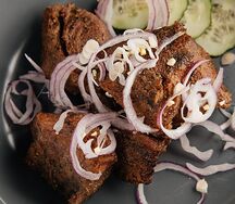 Мясо из говядины на гриле