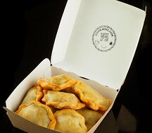 Жареные вареники с картофелем и грибами Десяток
