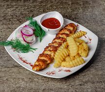 Люля-кебаб куриный с грибами