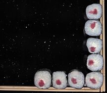 Ролл с тунцом и сливочным сыром
