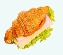 Круассан с начинкой (ветчина)
