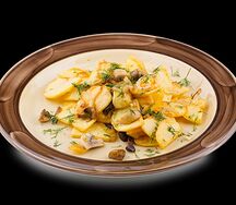 Картофель с грибами