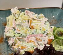 Сытный мясной с опятами