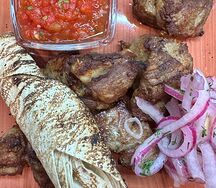 Шашлык из cвинoй шейки на гриле