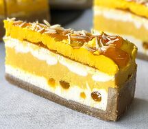 Чизкейк Манго-маракуйя