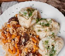 Мiх плов и манты