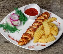 Куриный люля кебаб с сыром