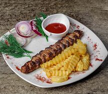Люля кебаб куриный с грибами
