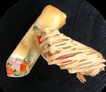 Спринг-ролл с курицей