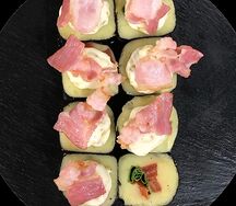 Черный русский с беконом