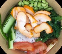Поке с курицей