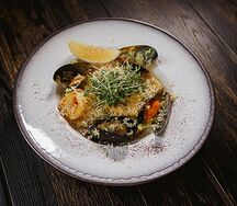 Паэлья с морепродуктами