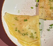 Блины с курицей и грибами