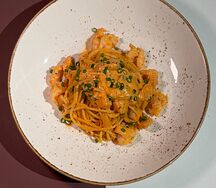 Спагетти с морепродуктами