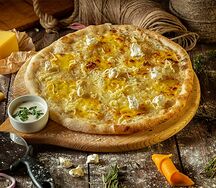 Мини-пицца Четыре сыра