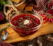 Борщ Сибирский с красной фасолью