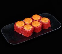 Запеканка с тигровой креветкой