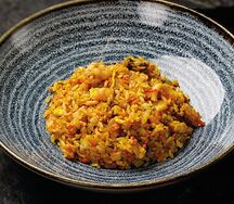 Тяхан с овощами и морепродуктами
