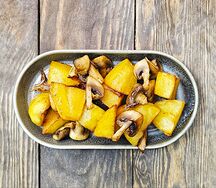 Картофель с грибами