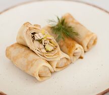 Блинчики с курицей