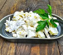 Салат Курица с ананасом