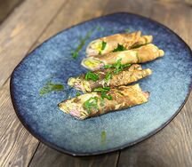 Блинчики с ветчиной и сыром